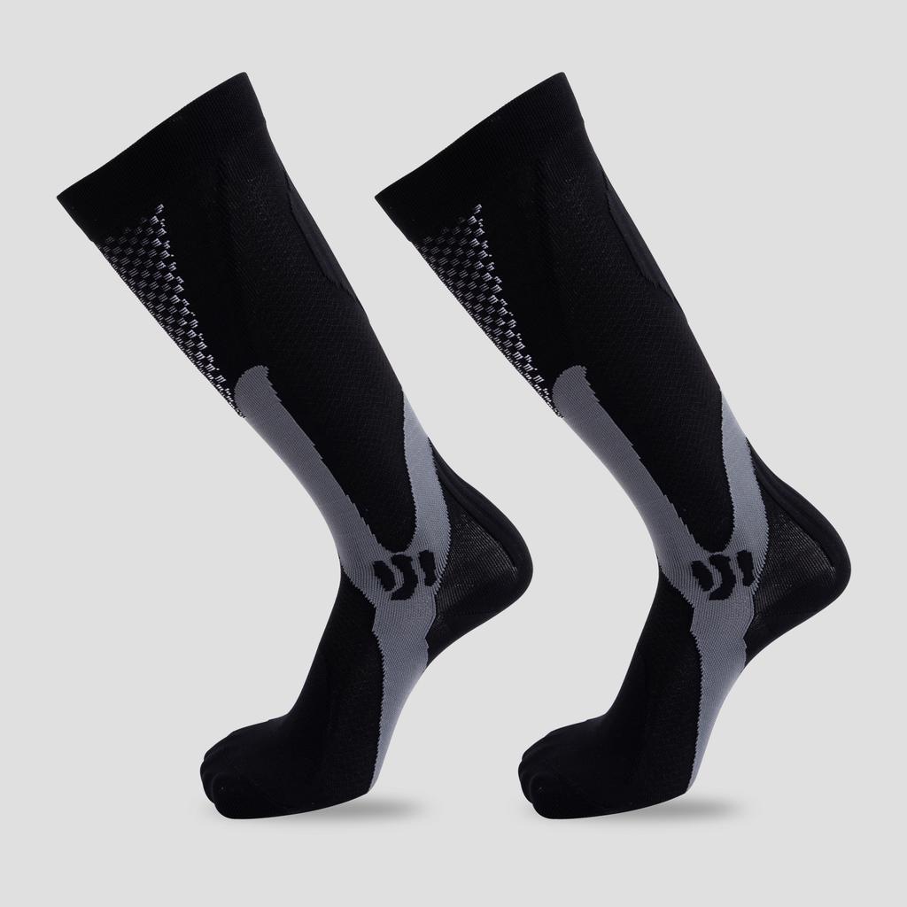 Herren und Damen Frühling und Herbst Professionelle Sportarten Outdoor Radfahren Fitness Kompressions-Wadensocken