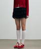 Alikim Mini Heart Cancan Skirt Pants / Black