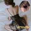Sexy Lingerie Large Size High Leg Babydoll Leotard Sheer Chest Open Cosplay Erotic Extreme Perforated Adult Women Pervert Erotic Underwear Black Sizes