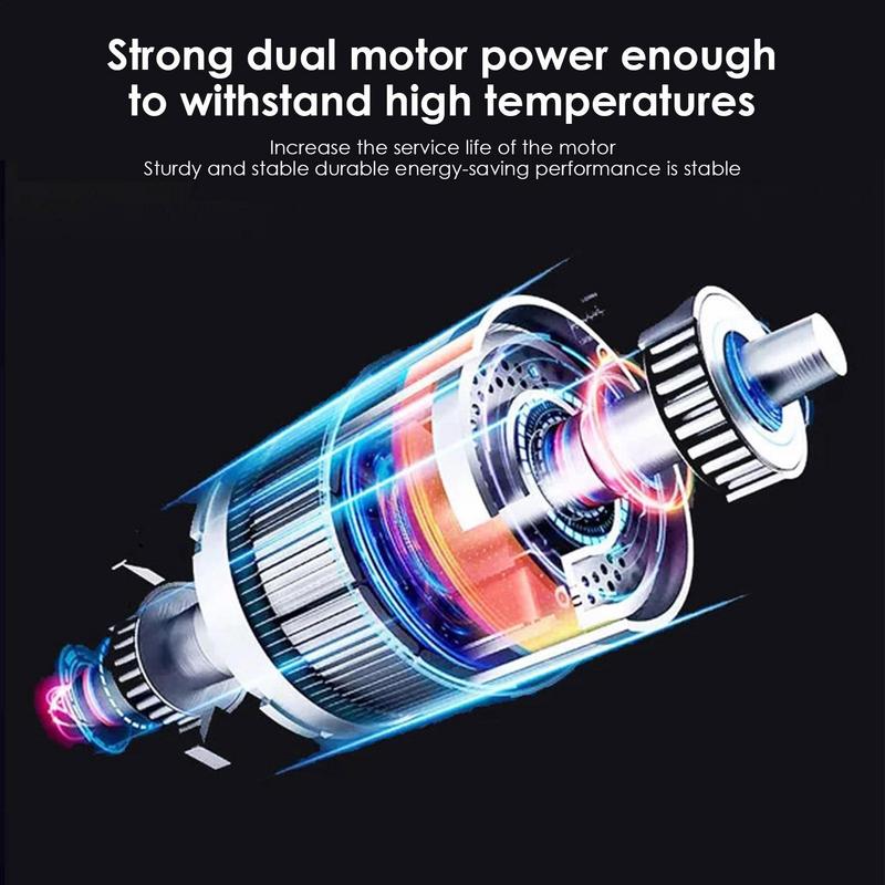 Car Seat Fan Double Head Silent Seat Back Cooling Fan Portable Automobile Small Air Conditioner Automobile Ventilation Device