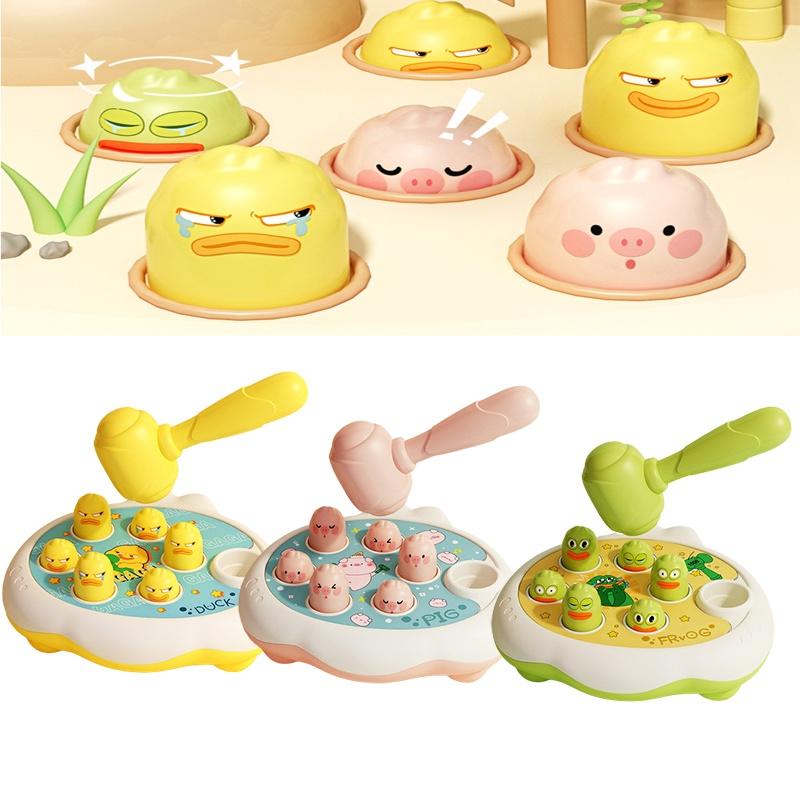 Interactive Whack A Mole Game With Cute Duck Frog And Pig Designs For Kids Education Puzzle