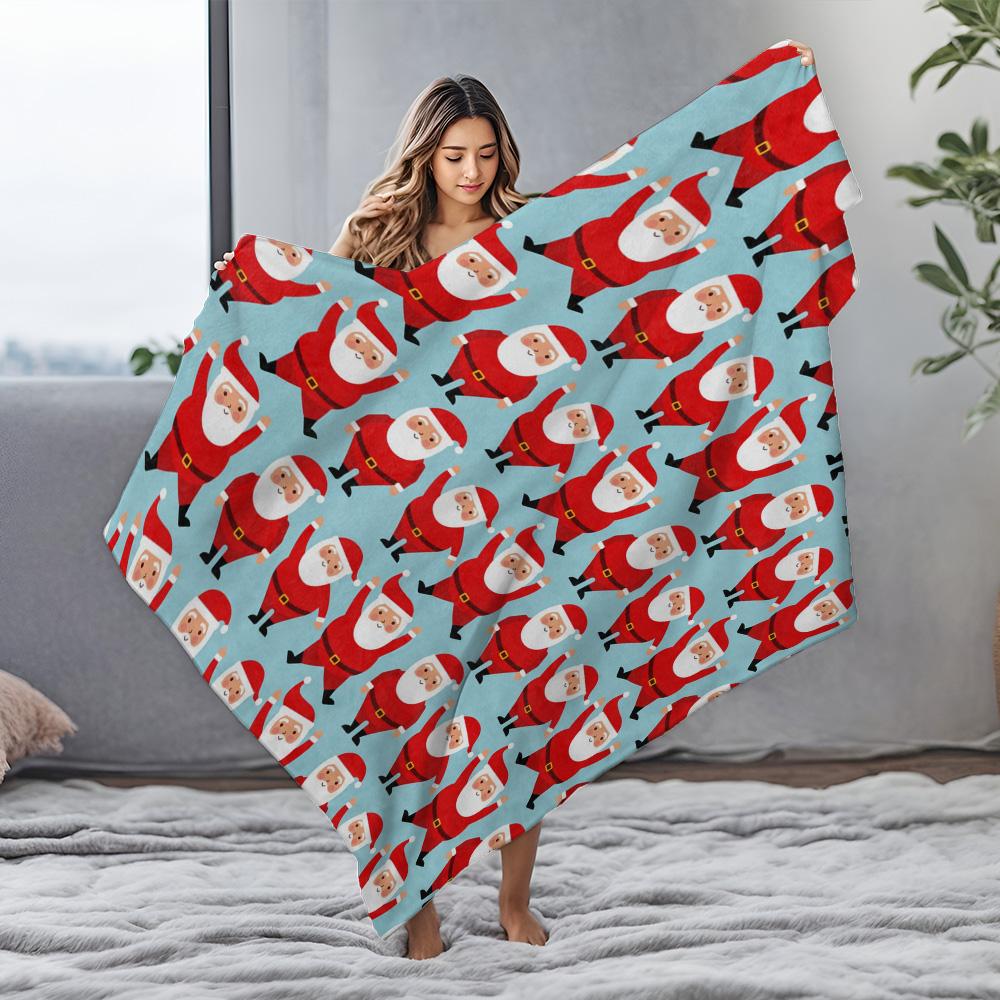 Soft Throw Blanket Cozy Sherpa Fleece Warm Fuzzy Blanket Lightweight Home Decor Living Room Bedroom Plush Blanket Gift