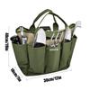 Gardening Tool Bags Waterproof 8 Side Pockets Storage Tote Large Capacity Tool Organizer Pouch For Wrenches Scissors Planting