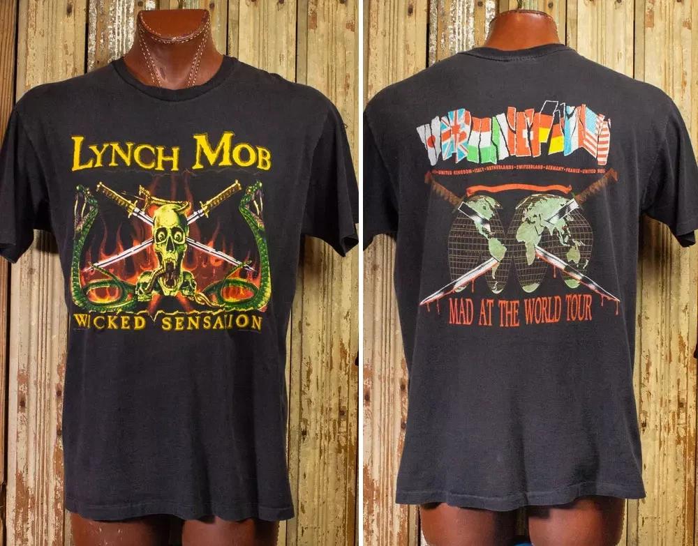 Винтажная футболка в стиле Lynch Mob Mad At The World Tour 1990 3XL