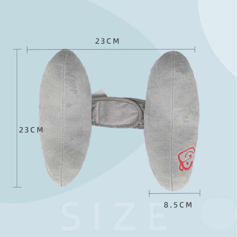 Babystol Hodestøtte Baby Nakkepute Vogn Hode Fiksert Beskyttende Hode Bananpute