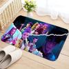 Kpop D-demon Hunters Floor Mat Rectangle Anti-slip Home Soft Badmat Front Door Indoor Outdoor Mat Welcome Doormat