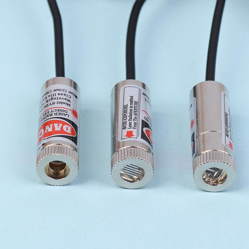 12Mm 5Mw Adjustable Focus Red Diode Industrial Laser Module Positioning Copper Head With Usb Line 650Nm Dot Line Cross