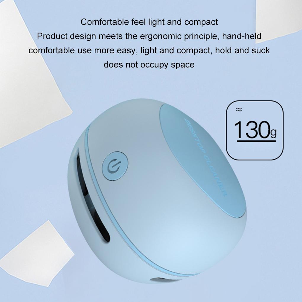 Mini Desktop Vacuum Cleaner Independents Dust Filter USB Charging Portable Desktop Vacuum Cleaner
