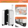 Transparent PVC Suitcase Protector, Removable Dust Cover for 20/24/28 inch Trolley Cases.