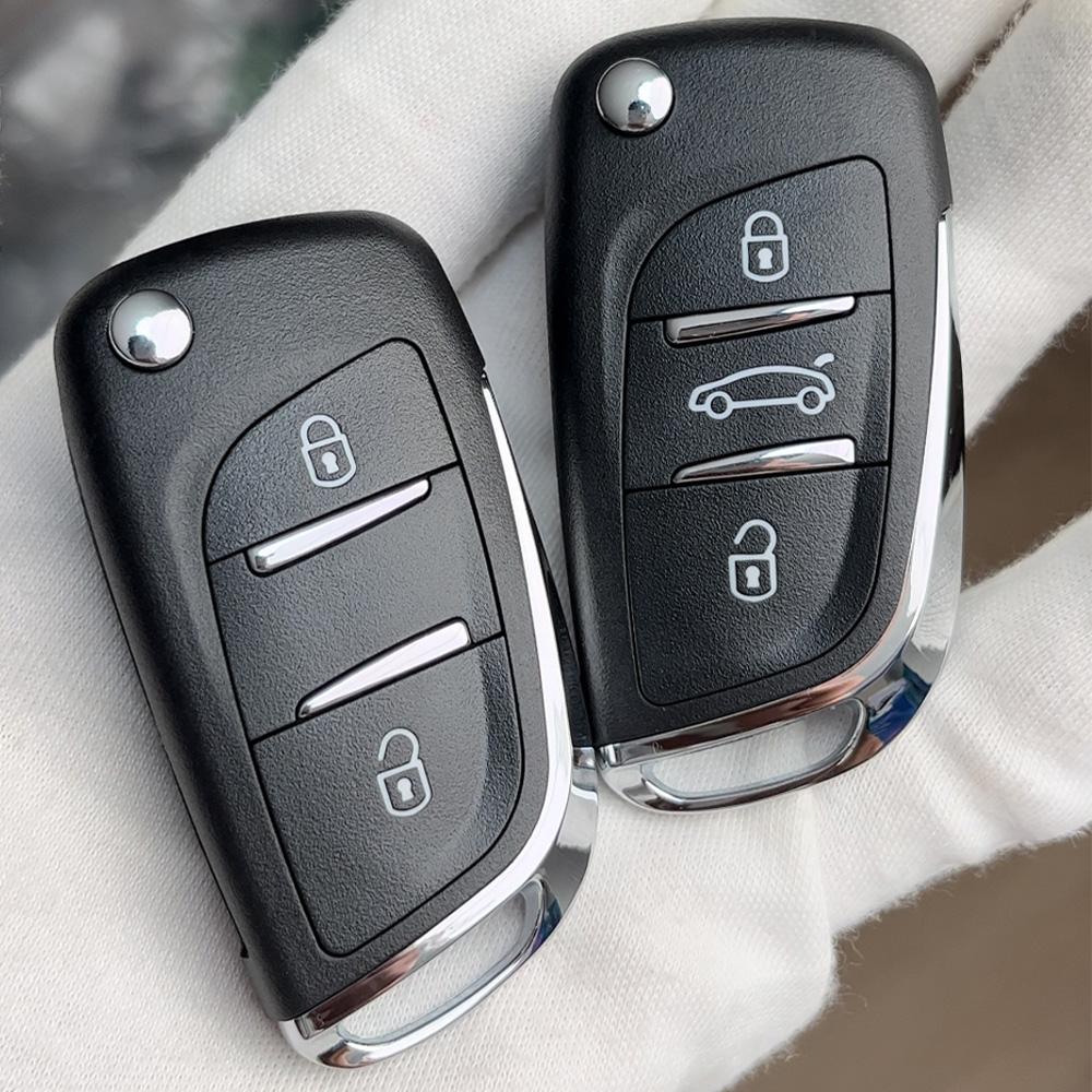 Yocasty Modified For Peugeot 207 307 308 407 607 For Citroen C2 C3 C4 C5 Berlingo Flip Remote Car Key Shell Case Cover Hu83 Va2