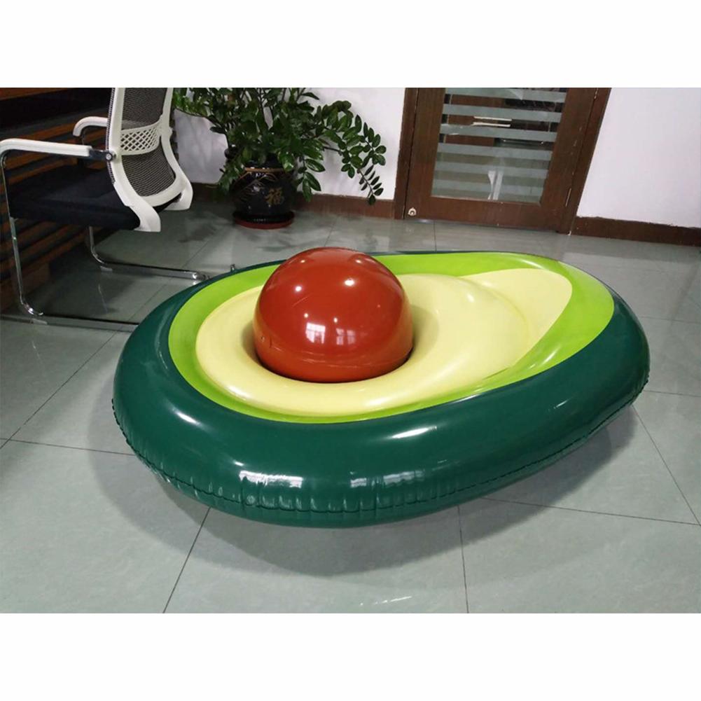 Avocado Schwimmring Mit Abnehmbarem Ball Schwimmtiere Luftmatratze Poolzubehör Spielzeug Aufblasbare Artikel