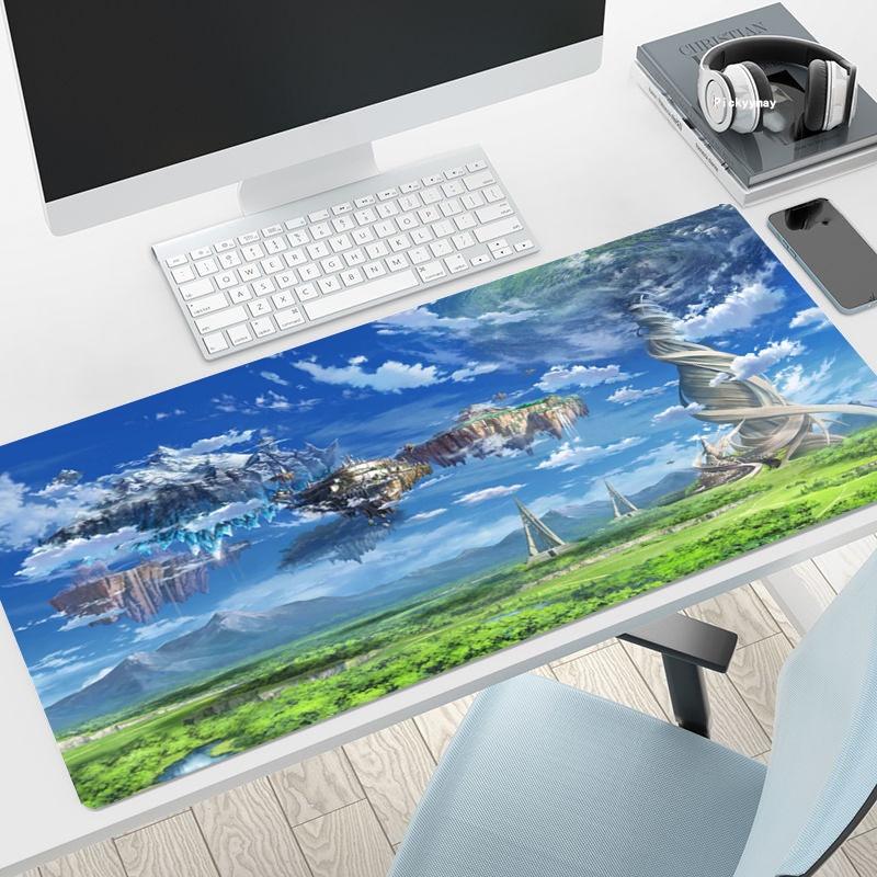 Large Gaming Mousepad Nature xcm XXL Lock Edge Mouse Pad Keyboard Mats Mouse Mat Rubber Table Carpet Office Desk Mat