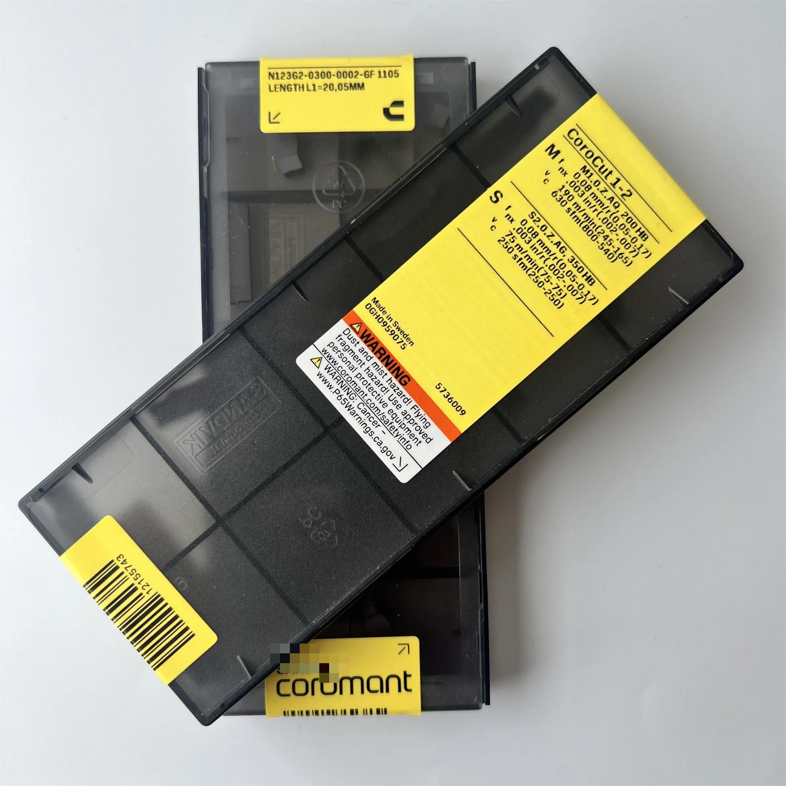 

N123G2-0300-0002-GF 1105 / Industrial indexable Carbide Inserts 10 Pcs