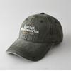New Retro Washed Old Embroidered Letter Baseball Cap for Men and Women Couples Casual Versatile Sunshade Cap