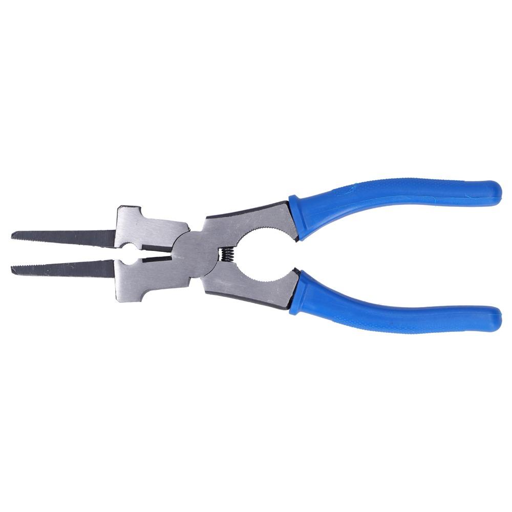 High Carbon Steel Multi-Functional Welding Pliers Insulated Handle Welding Accessories  For Welding