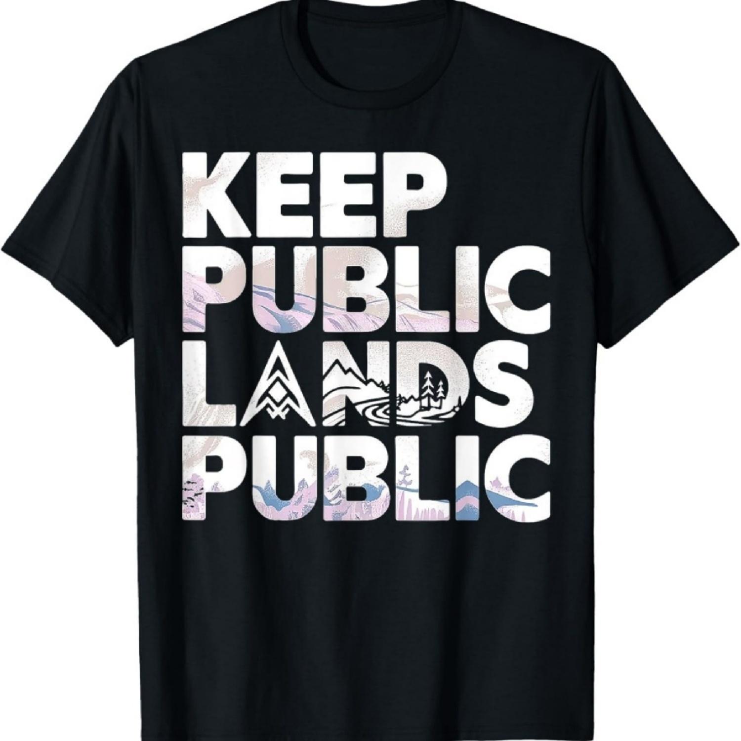 

Keep Public Lands Public T-Shirt XXXXXL чорний