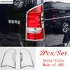 Car Rear Tail Light Lamp Frame Eyebrow Decor Cover Trim For Mercedes-Benz Vito W447 / V Class 2014 - 2025 ABS Chrome Accessories