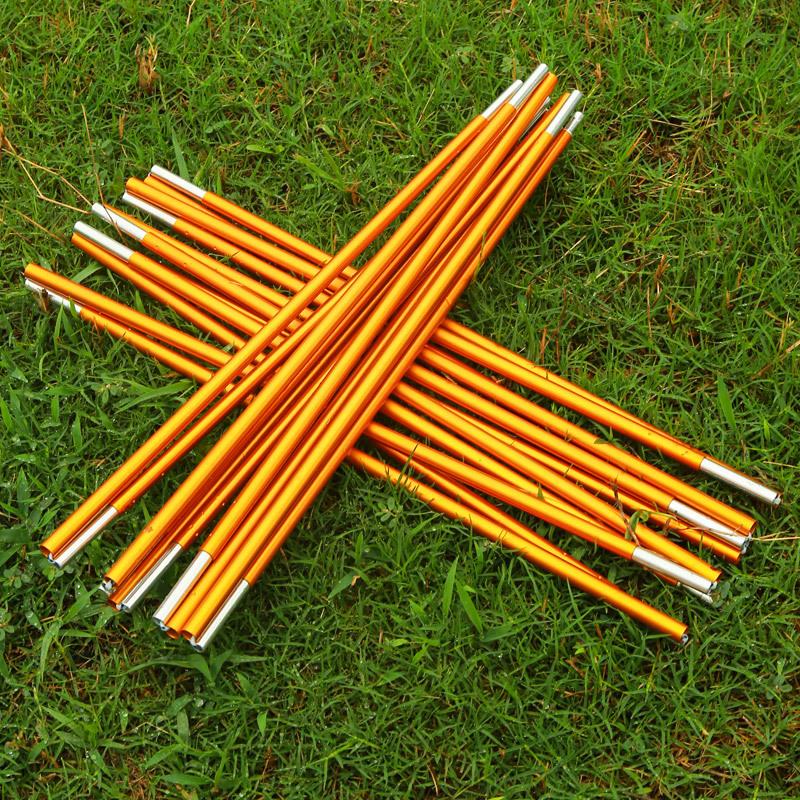 Tragbare Leichte Langlebige Aluminiumlegierung Zeltstange Ersatz Camping Outdoor Wandern Rucksackreisen Zelt Stützstangen
