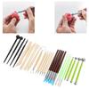 28 Pcs Polymer Clay Tools Clay Carving Knife Pill Stick Hook Line Brush Hand Silicone Point Drill Pen Set