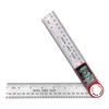 Angle Finder 360 Degrees  Digital Display   Stainless Steel Portable Electronic Measuring Ruler for Woodworking