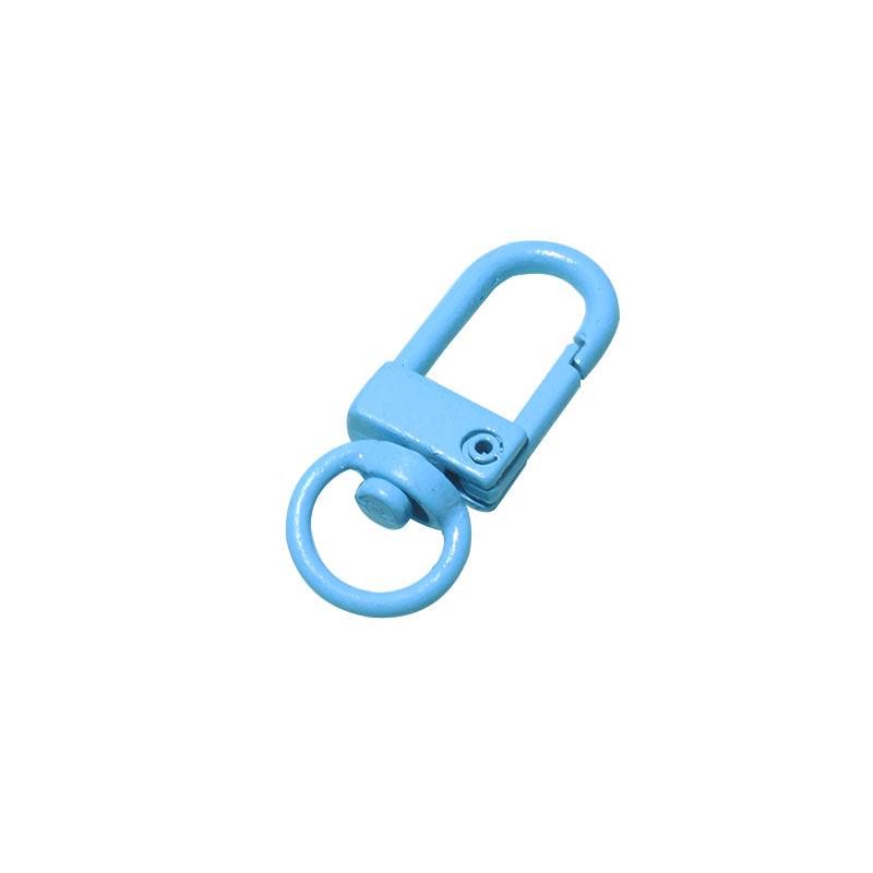 Handmade U-Shaped Painted Door Buckle Keychain Spray Paint DIY Accessory Pendant