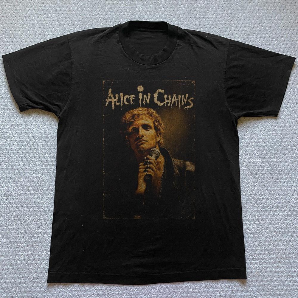 HOT! Alice In Chains Layne Staley Live Unisex Cotton T-Shirt Size S-5XL XXXL