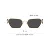 MIU MIU Fashion Trend Metal Frame Irregular Shape Sunglasses Women Sunglasses Light-Gold MU53WSZVN5S0