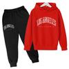 Los Angeles Hoodies & Tepláky pro kluky s potiskem písmen - Evropský/Americký styl 2023