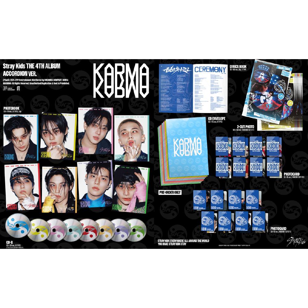 Stray Kids The 4th Album KARMA Accordion Ver.