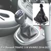 New For Renault TRAFIC 3 III VIVARO 2014-2023 Manual Selector Car Change Gear Shift Knob Lever Change Gearbox Shifter Cover