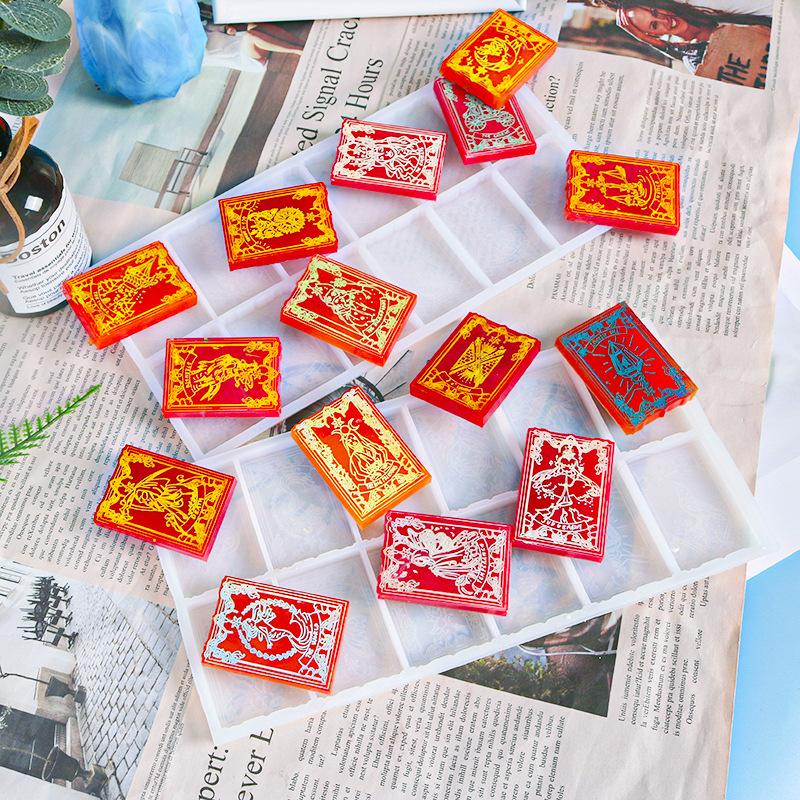 Silicone Mold Tarot Cards Epoxy Mold Resin Jewelry Handmade Diy Mold