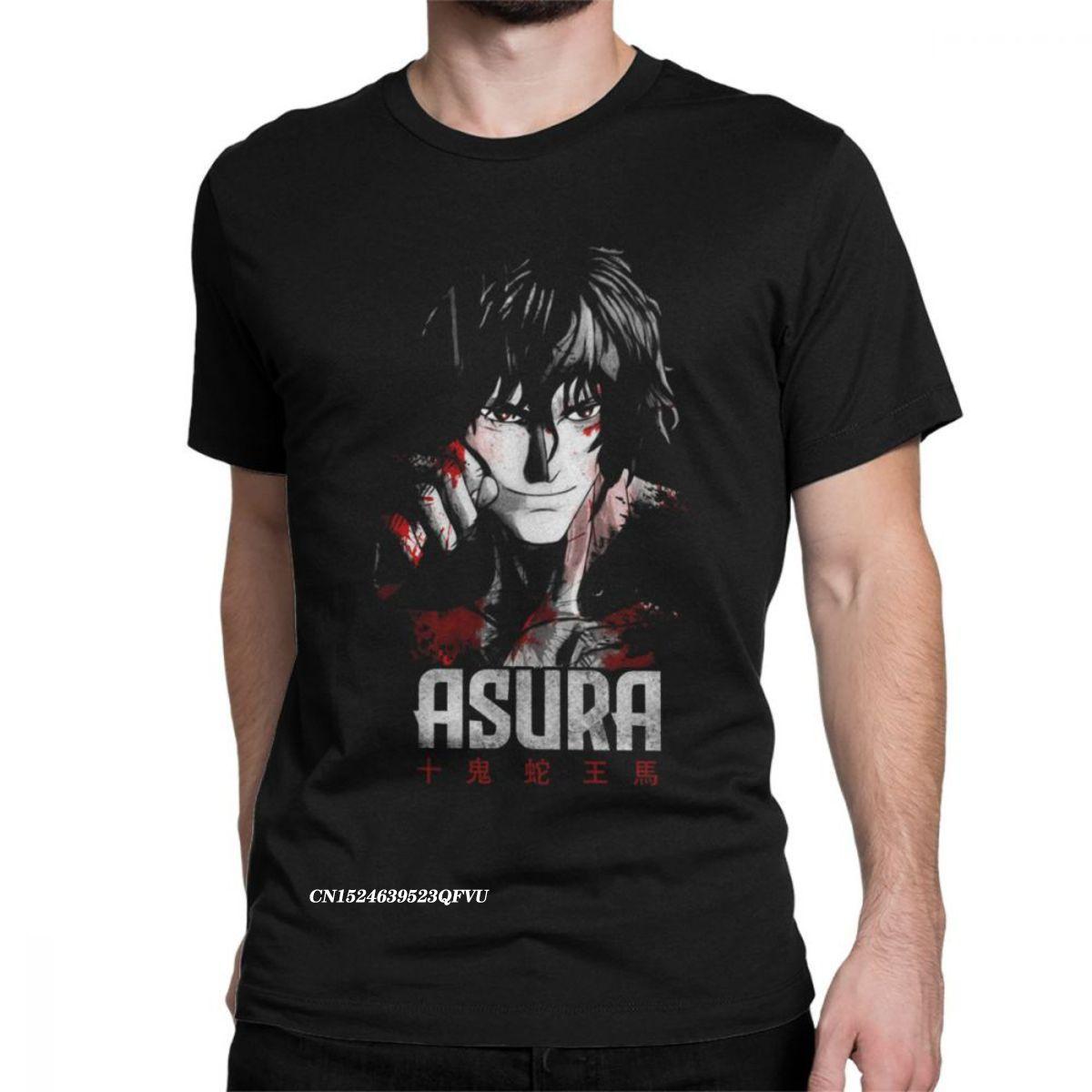 

Men s The Asura Ohma Tokita Kengan Ashura T Shirts Boxing Fighter Cotton Tops Novelty Graphic Tees Plus Size T-Shirt 5XL різнокольоровий