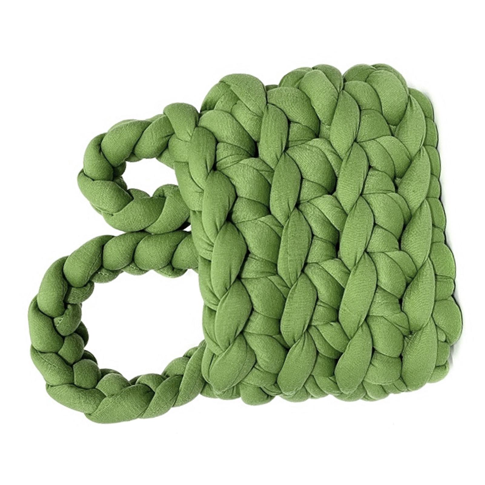 Шерстяная сумка-тоут милая изысканная ручная работа тонкая работа шерстяная сумка через плечо для повседневной жизни зелёный 2390₽