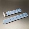 Used Genuine Citizen BJ7007-02L , Leather Band for 4-R009231 22mm Blue 59-R50335