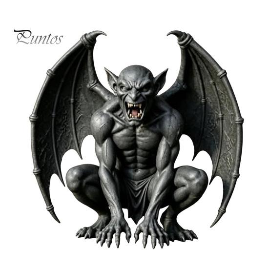 Resin Ornaments for Home Decor Gargoyle Statue, Medieval Gothic Sculpture, Artistic Horror Small Sculptures Windowsill Decorative Craft Office Living
