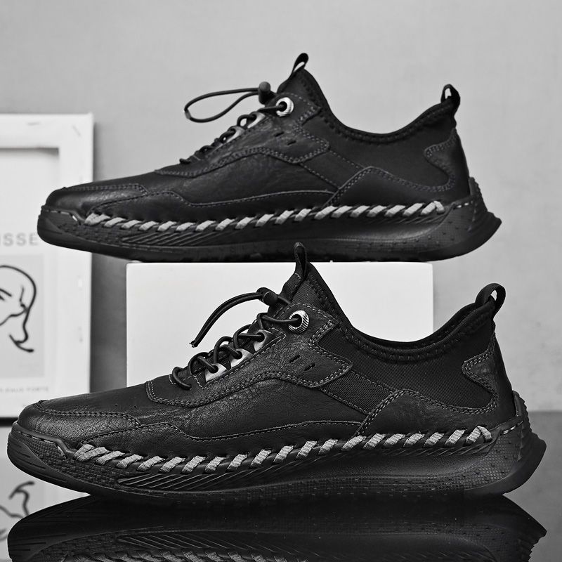 Men's Leather Leather Casual Sports Shoes