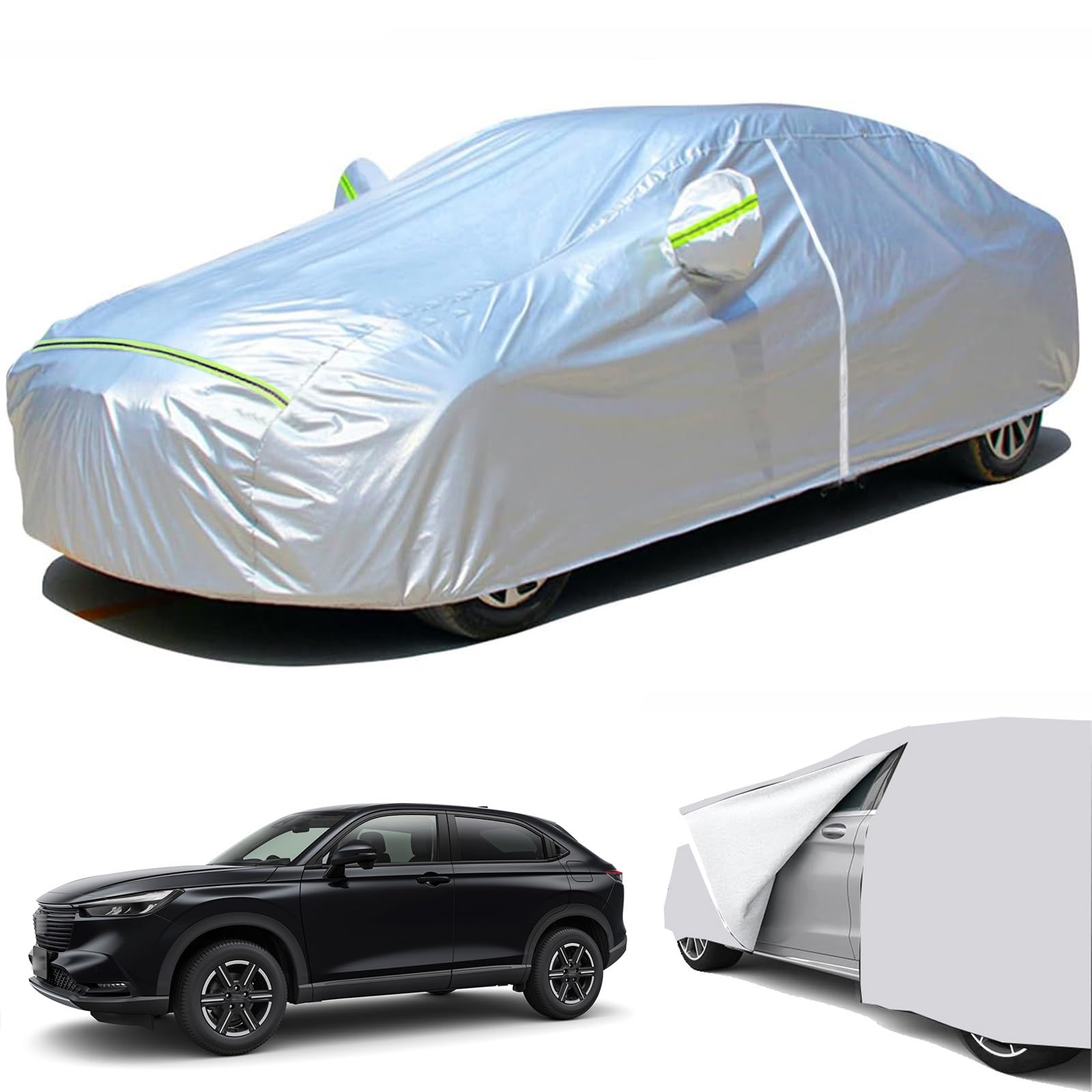 

Автомобильный чехол для всех сезонов Совместим с Honda Vezel 6BA-RV3 One size серебряный