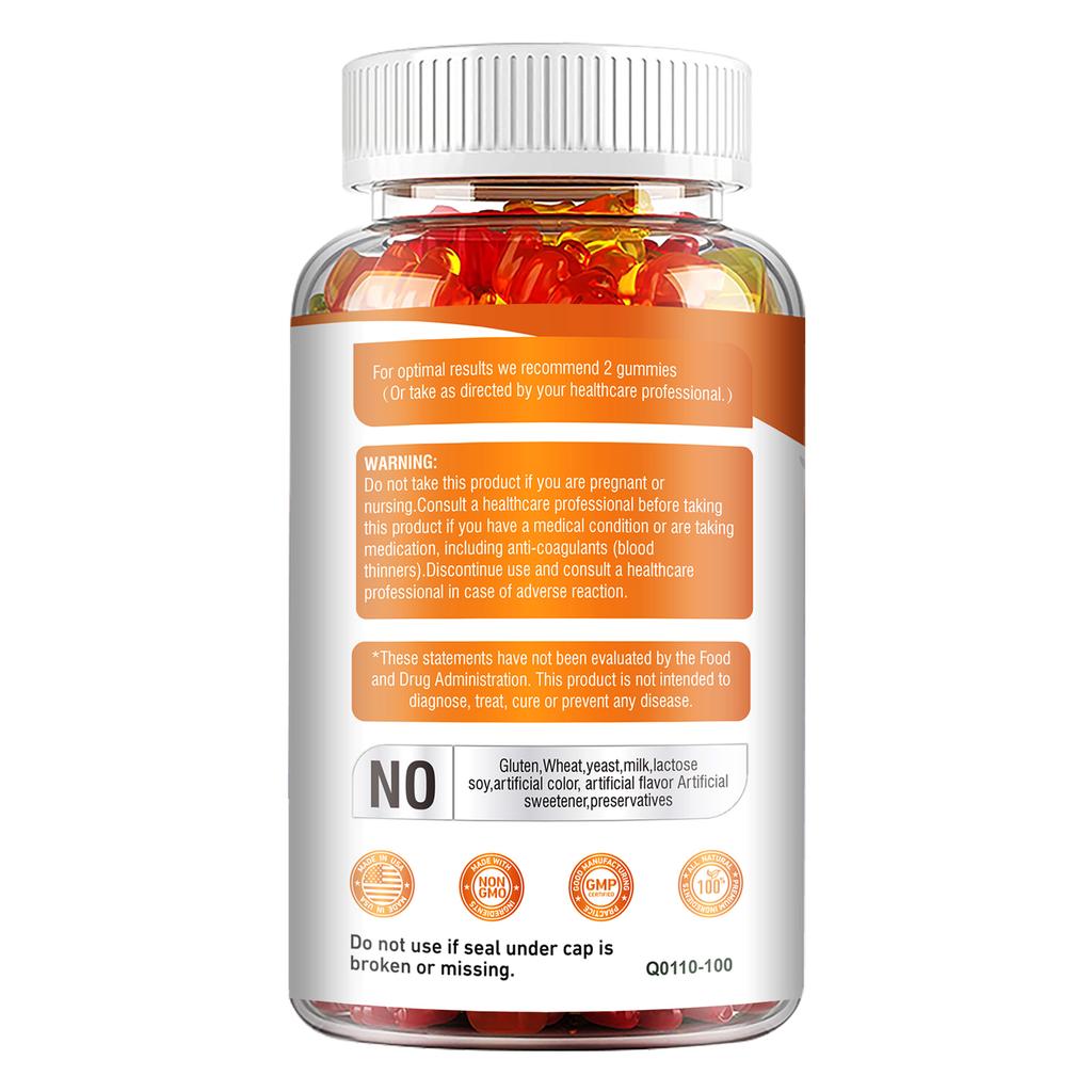 Lutein Gummies, Containing Zeaxanthin Blend, Gentle and Easily Absorbed, Suitable for Adults.