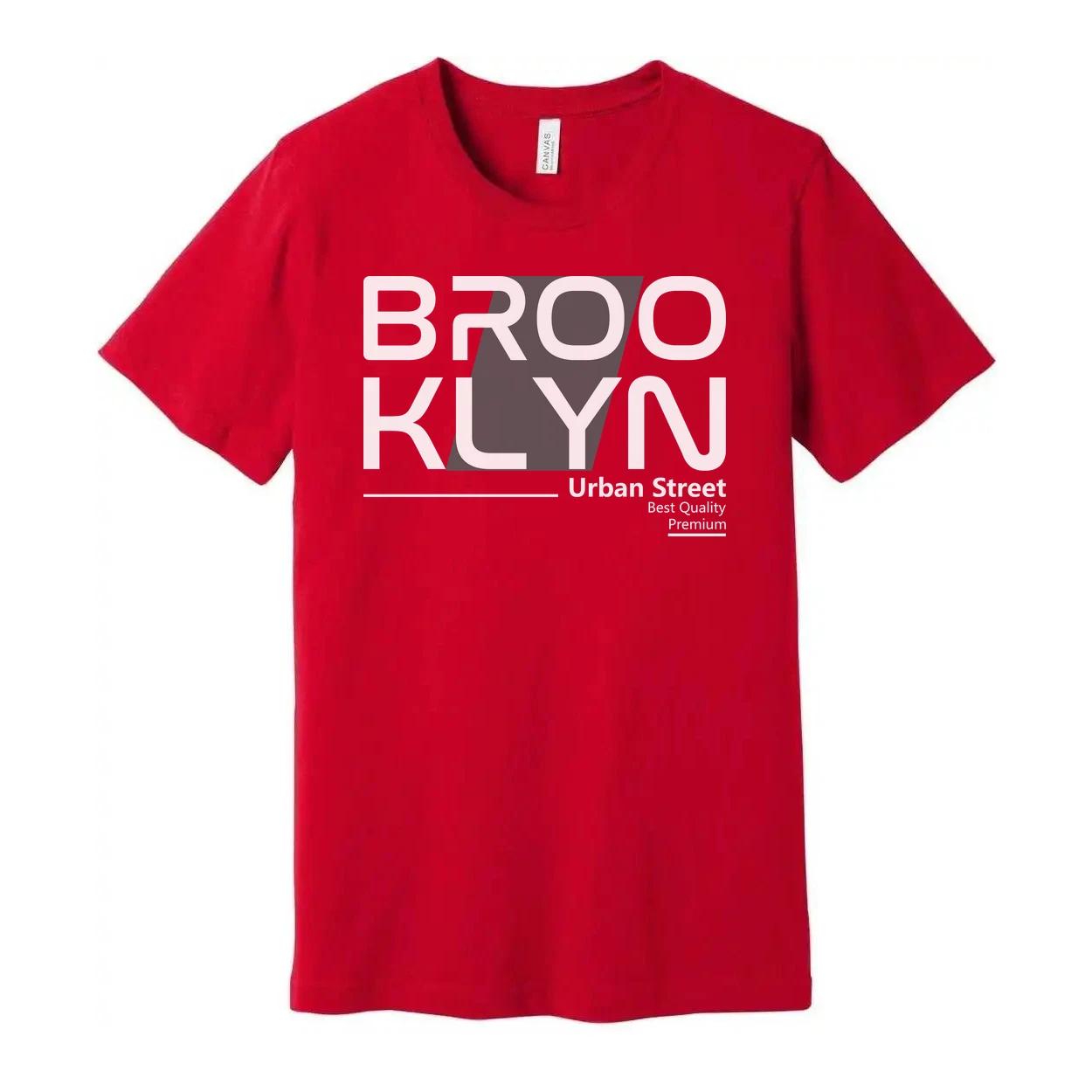 Brooklyn Urban Street Graphic T Shirt Unisex Short Sleeve Tee Premium Quality 2XL