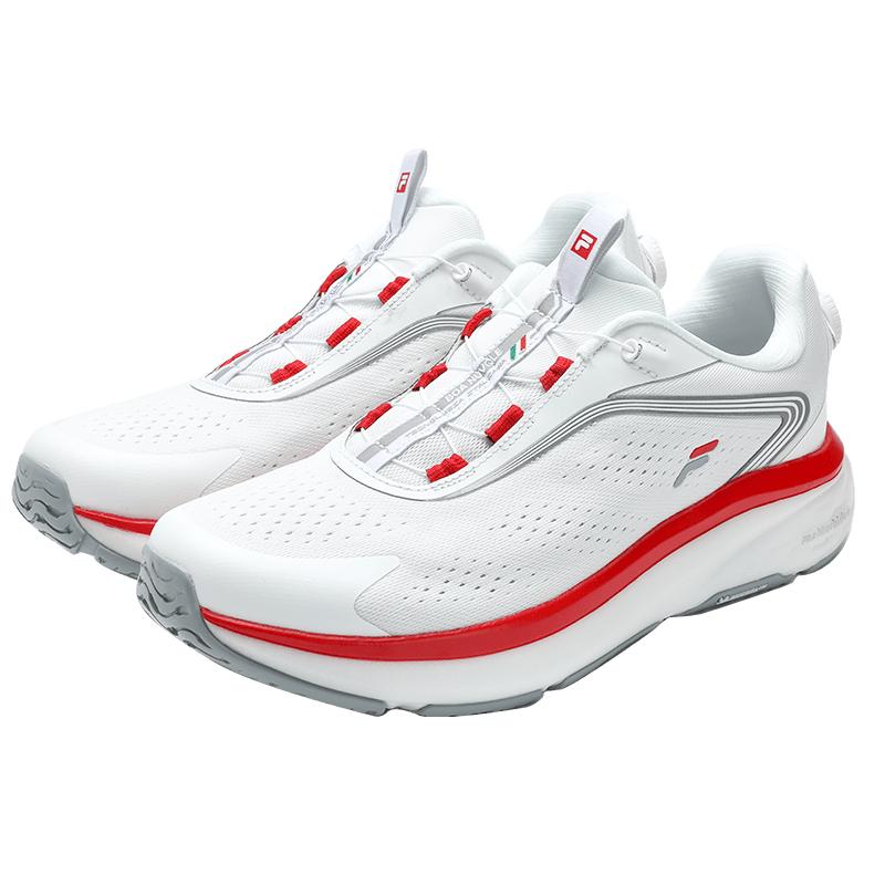 New FILA BOA NUVOLE 2 Breathable Low Top Running Shoes Men's Outstanding White A12M421105FBA