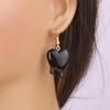 Halloween Persönlichkeit Herz Anhänger Halskette Ohrring Damen Luxus Gotisch Blutstropfen Ohrhaken Schmuck Choker Zubehör