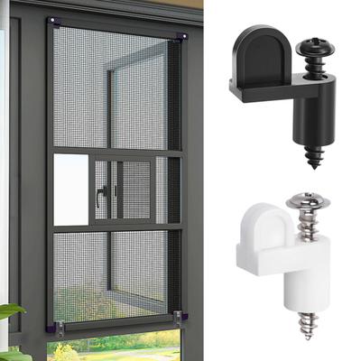 12/24/48 Τμχ Κλιπ Σίτας Παραθύρου με Βίδες Στερεώνει Χειμερινές Σίτες Παραθύρων Ανεμοφράκτες Ανεμοφράκτες Πάνελ Πόρτα Σίτας Εκκεντρα Κλιπ Παραθύρου