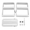 Organizador de Temperos Vertical Multiuso de 2 Níveis Puxar Girar para Armário de Cozinha Whit
