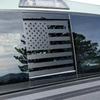 Rear Middle Window American Flag Decal For Toyota Tacoma      2018 2017 2016 2015-2005, Back Center Sliding Window Glass USA Flag Vinyl Sticker