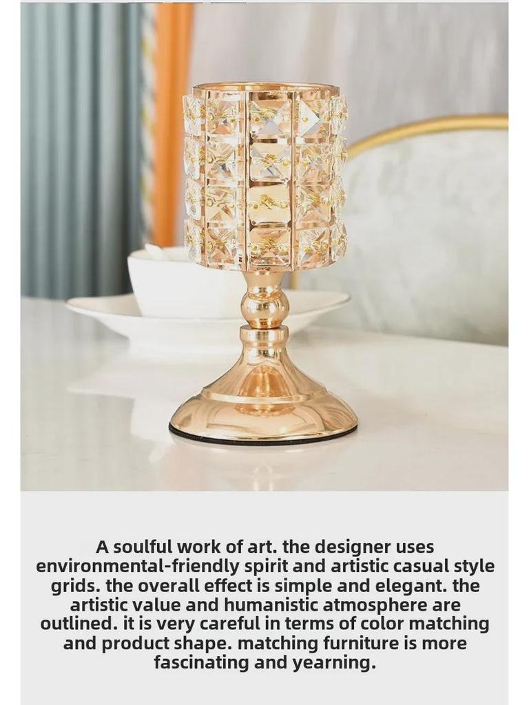 European Crystal Candlesticks: Elegant Home and Wedding Decor