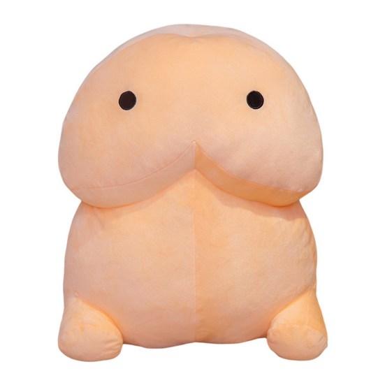 Plush Doll Prank Interesting Shape High Resilience PP Cotton Multi Size Funny Plush Stuffed Toy Throw Pillow for Daily Life
