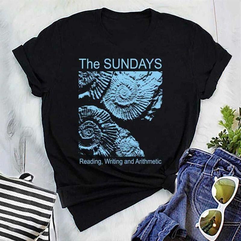 

The Sundays bLACK 100% Cotton Shirt gIFT FOR Friend Unisex T-Shirt XXL