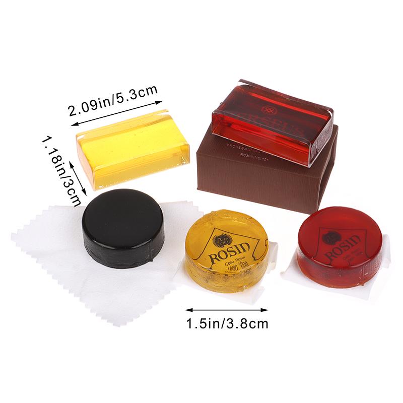 Professional Transparent 3 Colors Rosin Resin For Violin, Viola, Cello,Erhu Bowed String Instruments Repair Accessories