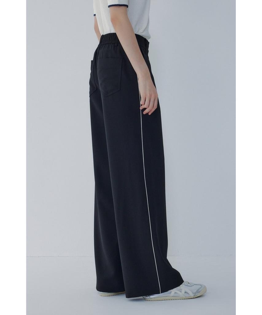 Bobeu Side Line Wide Pants_Black 7156230002