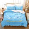 Cinnamoroll Bettbezug Queen Size Kinder Bettwäsche Set Set Bettwäsche Twin Sets Niedliches Gedrucktes Cartoon Bettdeckenbezug